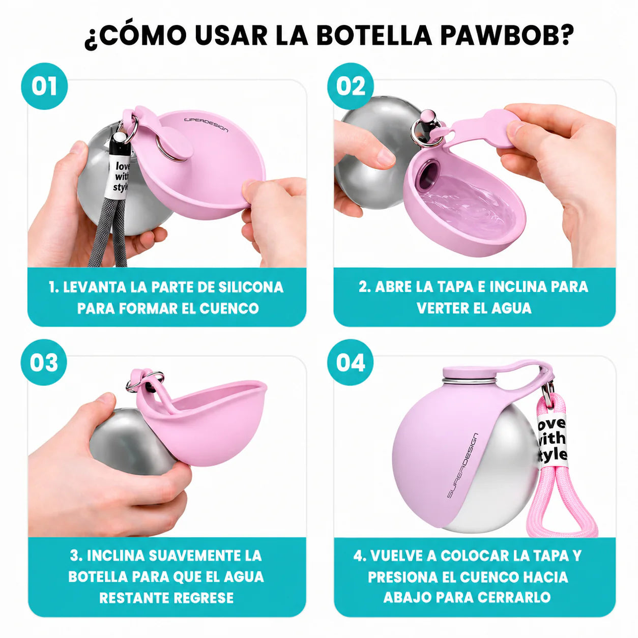 Botella AquaPaw™ para perro
